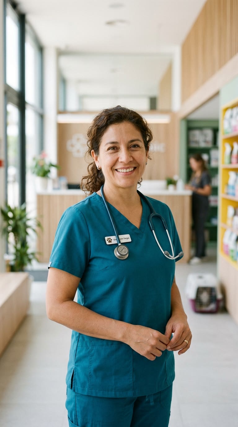 Dra. Cecilia Vargas, veterinaria de Costa Azul
